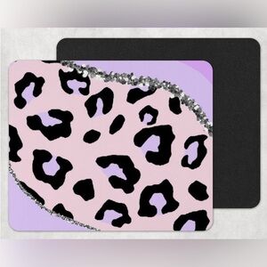 Leopard Print Geode Mouse Pad